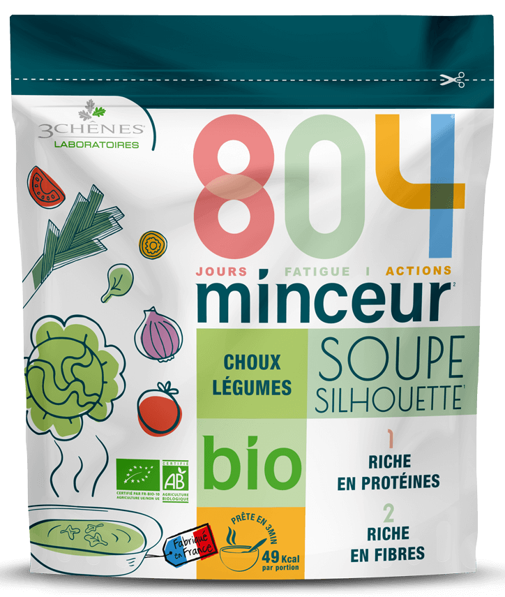 Les 3 chênes 804 bio soupe minceur choux légumes