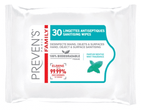 Preven's lingettes antiseptiques 30